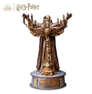 Sculpture en Bronze Albus Dumbledore Podium | Sorcière et Magie