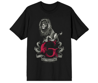 T-Shirt Noir G Gryffindor / Gryffondor | Sorcière et Magie