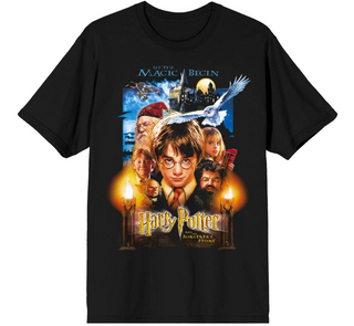 T-Shirt Noir Harry Potter Année 1 | Sorcière et Magie