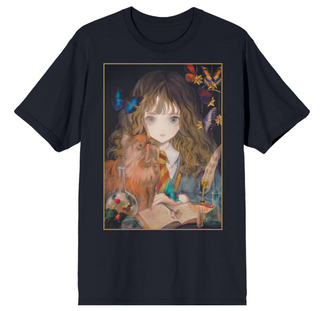 T-Shirt Noir Hermione Granger | Sorcière et Magie