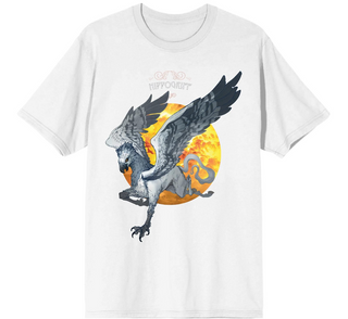 T-Shirt Blanc Buckbeak | Sorcière et Magie