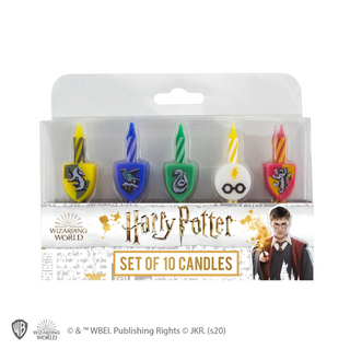 Set of 10 Candles – Hogwarts Houses