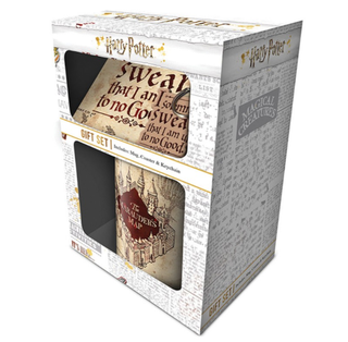 Ensemble Cadeau Carte Du Maraudeur Avec Sous-Verre | Sorcière et Magie