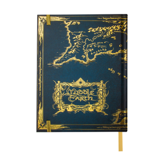 Carnet Terre Du Milieu Avec Carte Pliée | Sorcière et Magie