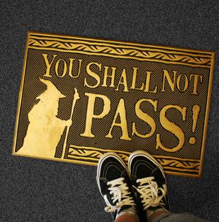 Tapis Le Seigneur Des Anneaux (You Shall Not Pass) | Sorcière et Magie