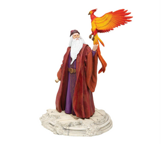 Figurine Albus Dumbledore et Fumseck | Sorcière et Magie