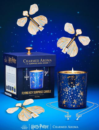 Chandelle Charmed Aroma et Pendentif Clés Volantes | Sorcière et Magie