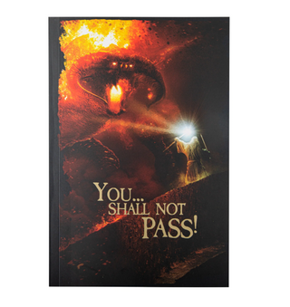 Carnet De Notes Seigneur Des Anneaux - You Shall Not Pass! | Sorcière et Magie