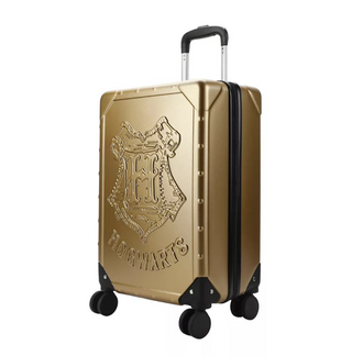 Hogwarts Crest Carry-On Suitcase Gold 22 in