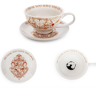 Tasse à Thé et Soucoupe en Coffret Cristal 12 oz | Sorcière et Magie