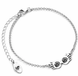 Bracelet Argent Sterling Lunettes de Luna | Sorcière et Magie