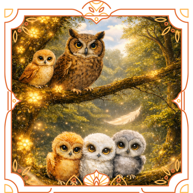 La famille des hiboux