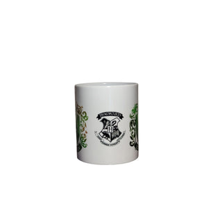 Tasse Blanche Serpentard Stencil Crest | Sorcière et Magie