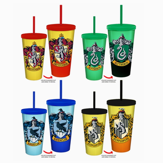 Ensemble De 4 Verres Changement De Couleur ! Sorcière et Magie