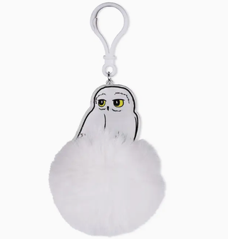 Porte-clé Pompom Hedwige | Sorcière et Magie