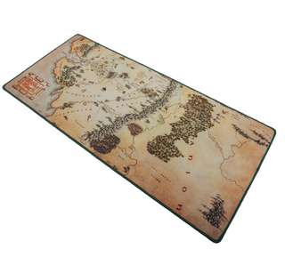 Tapis De Bureau – Carte De La Terre Du Milieu | Sorcière et Magie