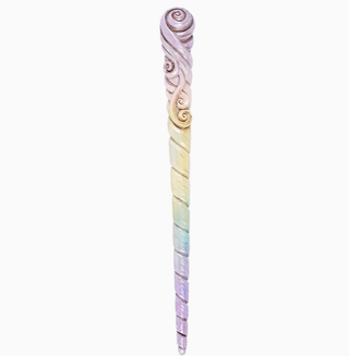 Baguette Magique –  Corne de Licorne Arc en Ciel | Sorcière et Magie