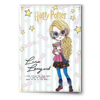 Carte De Vœux Luna Lovegood Avec Épinglette | Sorcière et Magie