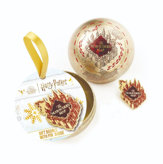 Boule De Noël Carte Du Maraudeur Avec Épinglette | Sorcière et Magie