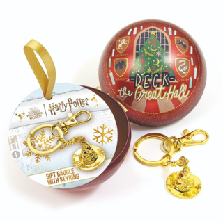 Boule De Noël ''Deck the Great Hall'' Avec Porte-Clés | Sorcière et Magie