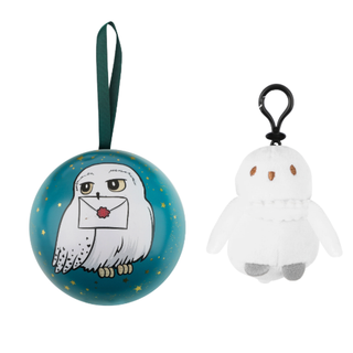 Boule De Noël - Hedwige Avec Porte-Clés Peluche | Sorcière et Magie