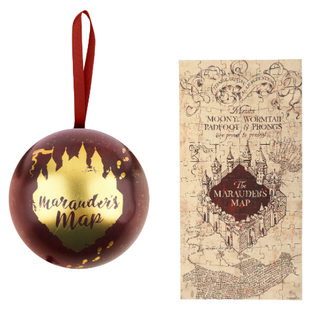 Boule De Noël - Carte Du Maraudeur | Sorcière et Magie