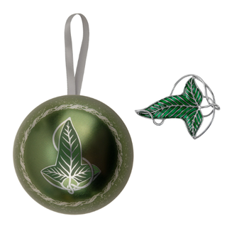 Boule De Noël - Feuille De Lórien | Sorcière et Magie
