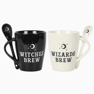 Ensemble De Tasses Sorcier Et Sorcière | Sorcière et Magie