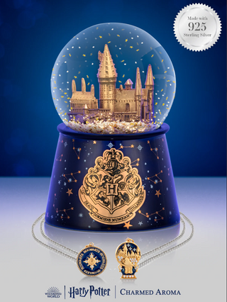 Charmed Aroma Hogwarts Snow Globe Candle and Pendant