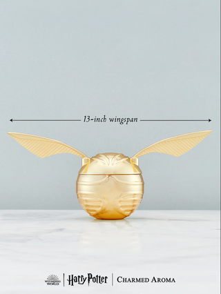 Charmed Aroma Candle and Golden Snitch Pendant